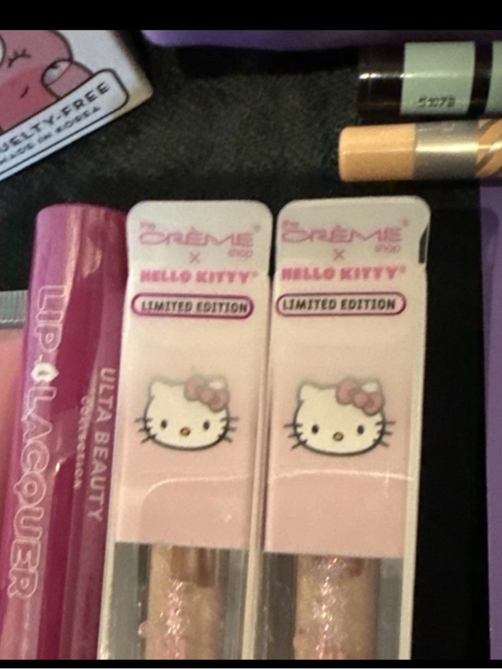 The Crème Shop Hello Kitty Limited Edition Glitter Gel & 15 Pc Mixed Lot Beauty - Picture 3 of 8